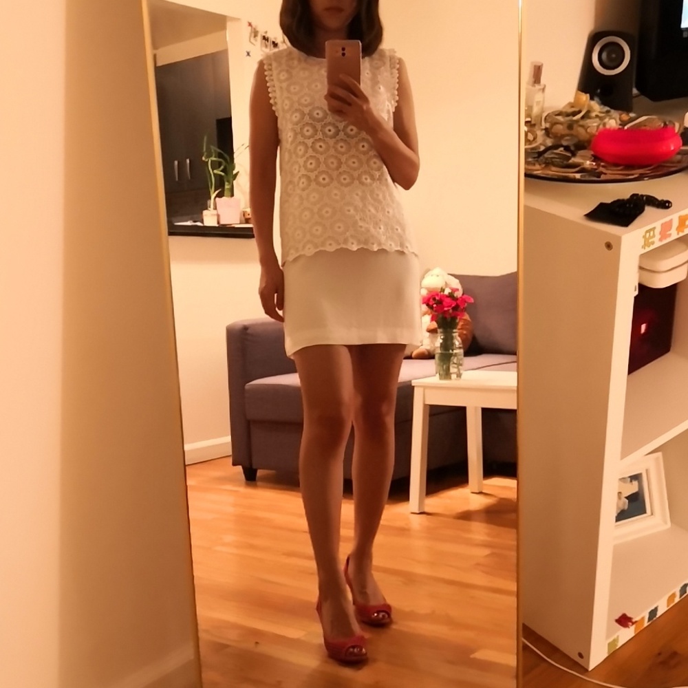 White dress